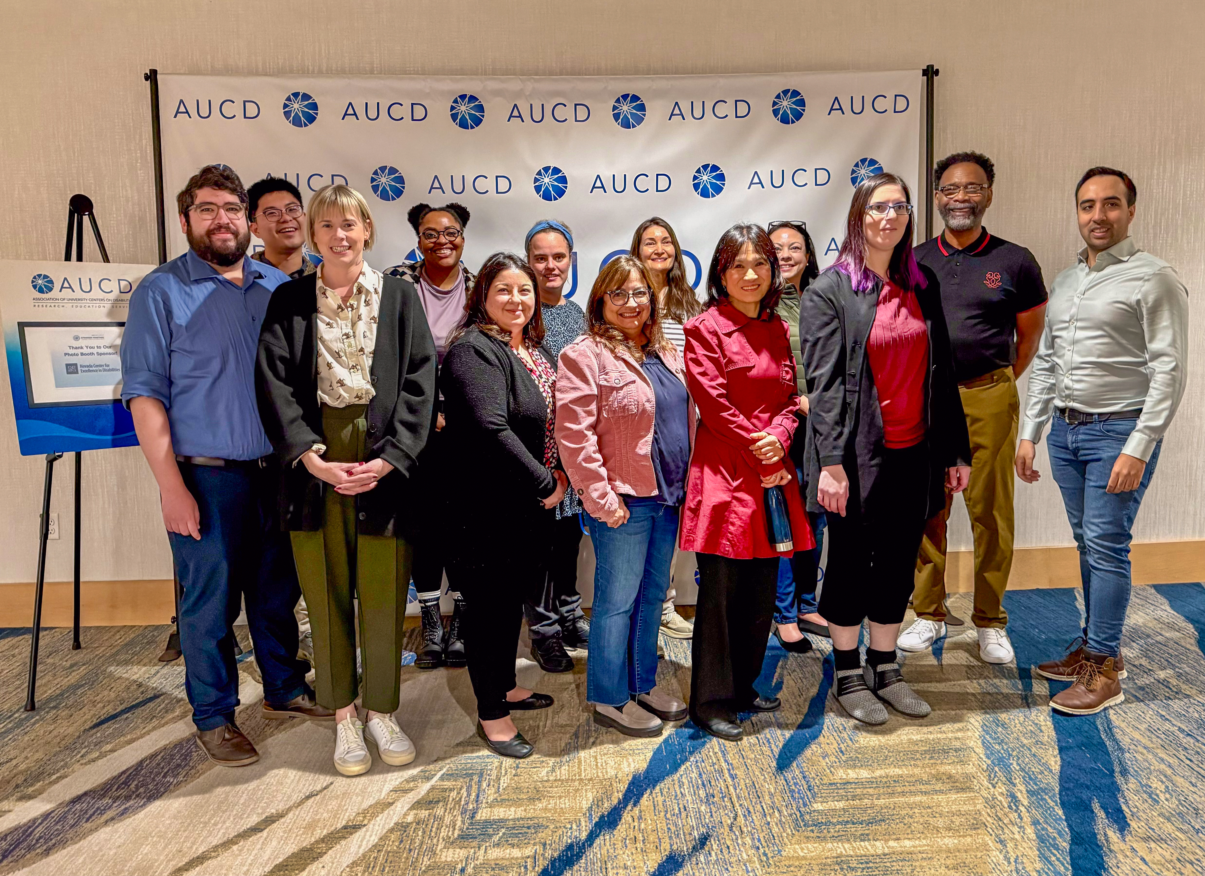 A group picture of TCDS faculty, staff, and trainees at AUCD.