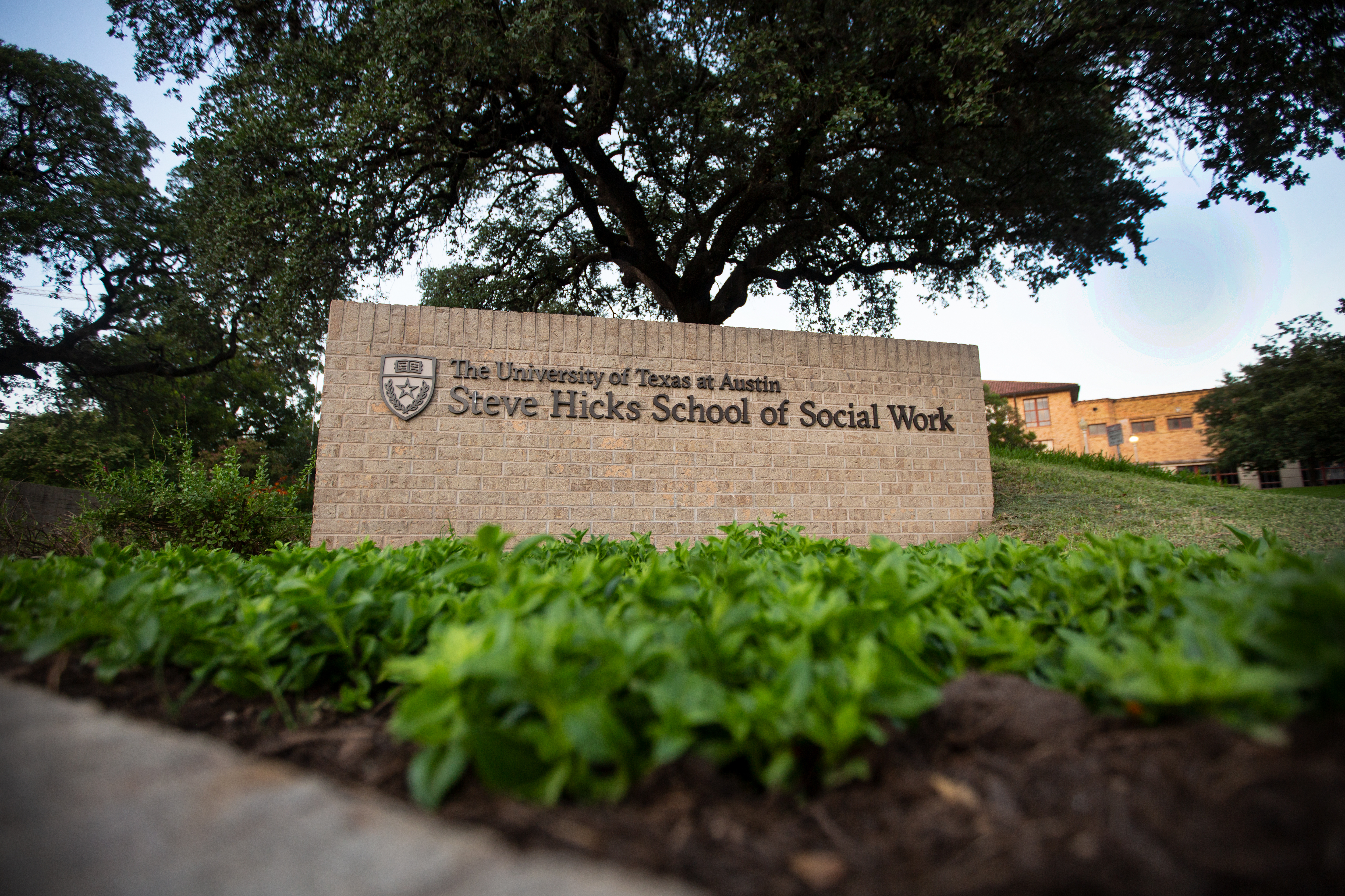 steve hicks school of social work brick banner