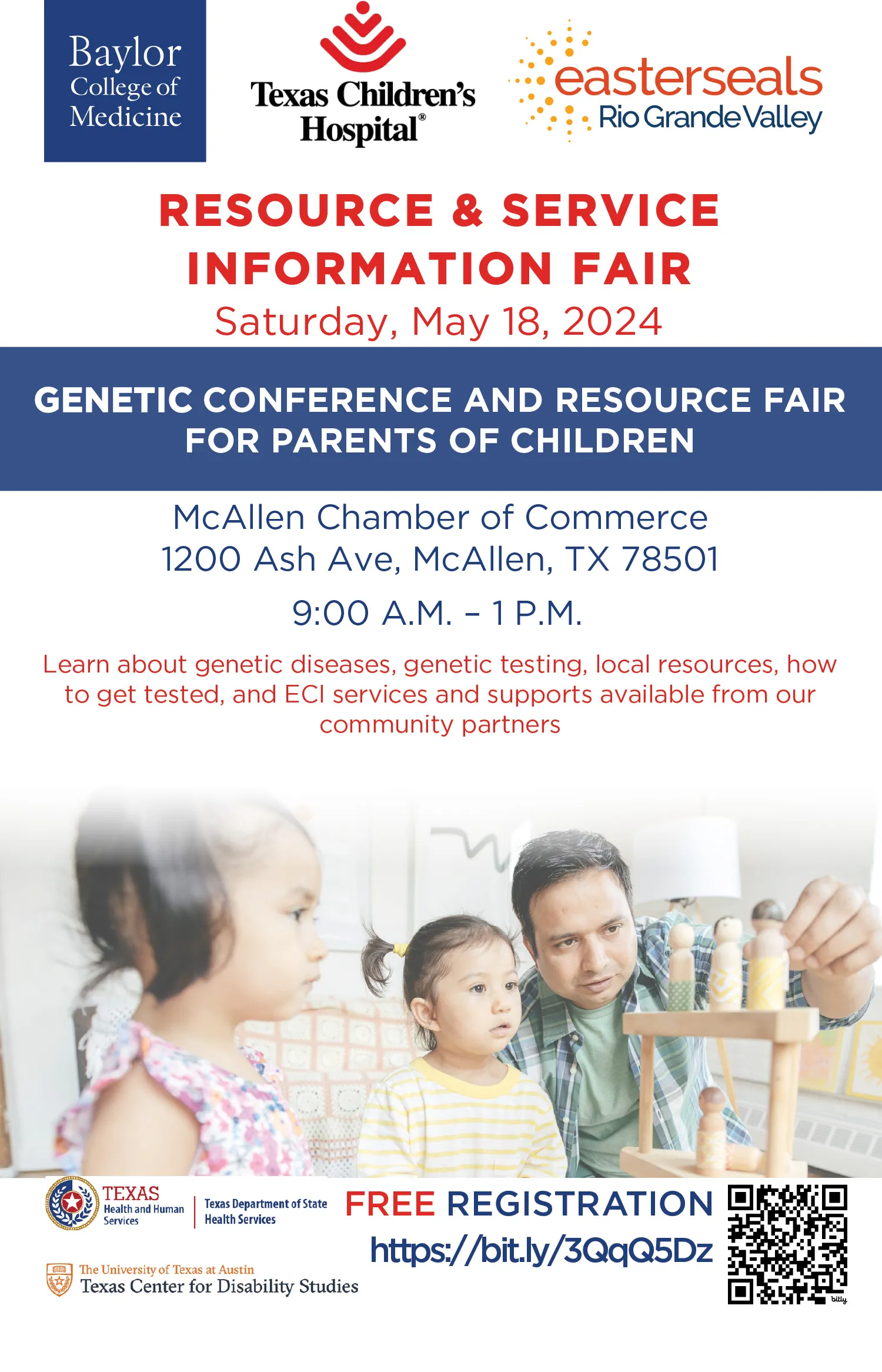 Image of flyer for Resource and service information fair.