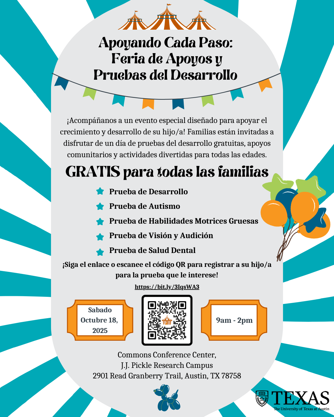 event flyer, carnival themed