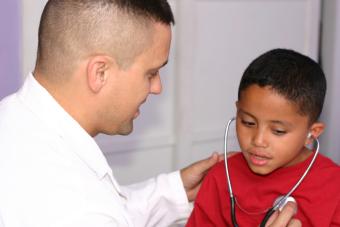 Doctor with child