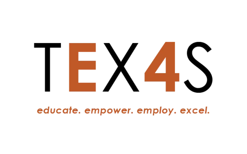 e4 logo; educate, empower, employ, excel