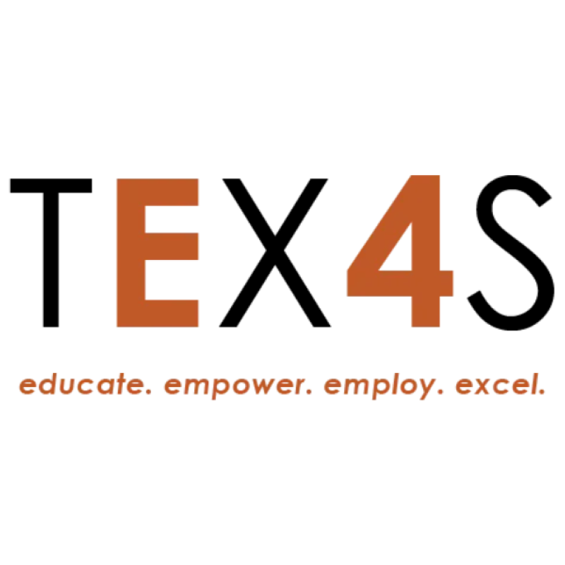 e4 logo; educate, empower, employ, excel